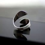 Dandelion Ring Fine Plant 925 Sterling Silver