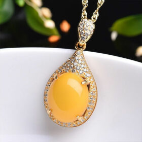 Bague Amber Necklaces 925 Sterling Silver