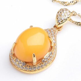 Bague Amber Necklaces 925 Sterling Silver