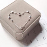 Chain Anklet Beads & Star Barefoot 925 Sterling Silver