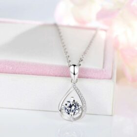 Cubic Zirconia Drop Pendant
