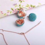 Vintage Hydrangea Flower Resin Jewelry Sets